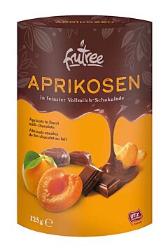 Aprikosen entsteint in Vollmilchschokolade 125 g