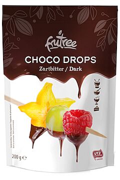 Choco Drops Zartbitterschokolade 200 g