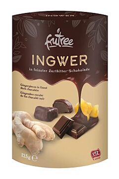 Ingwer in Zartbitterschokolade 125 g